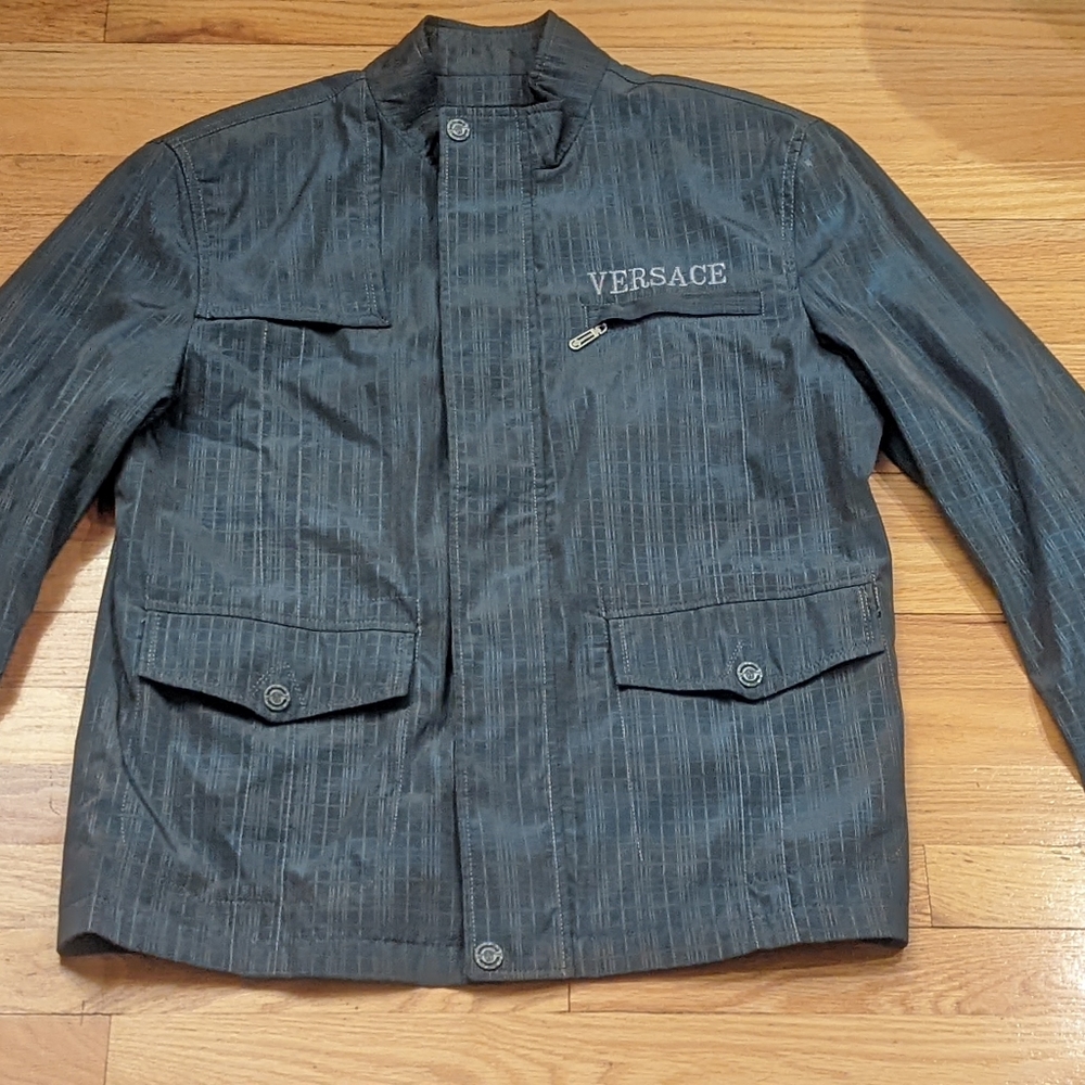 VERSACE COUTURE JACKET BLUE